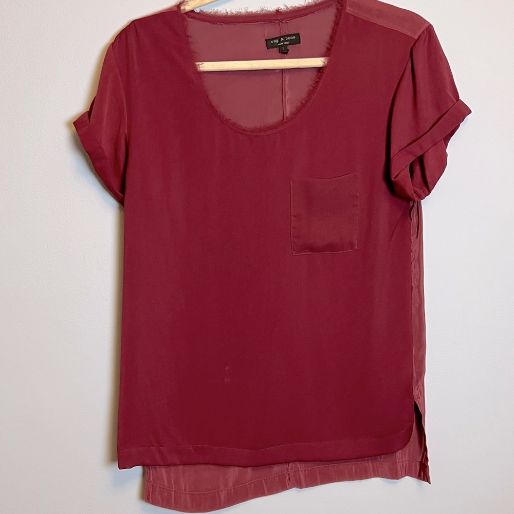 Rag & Bone silk shirt
